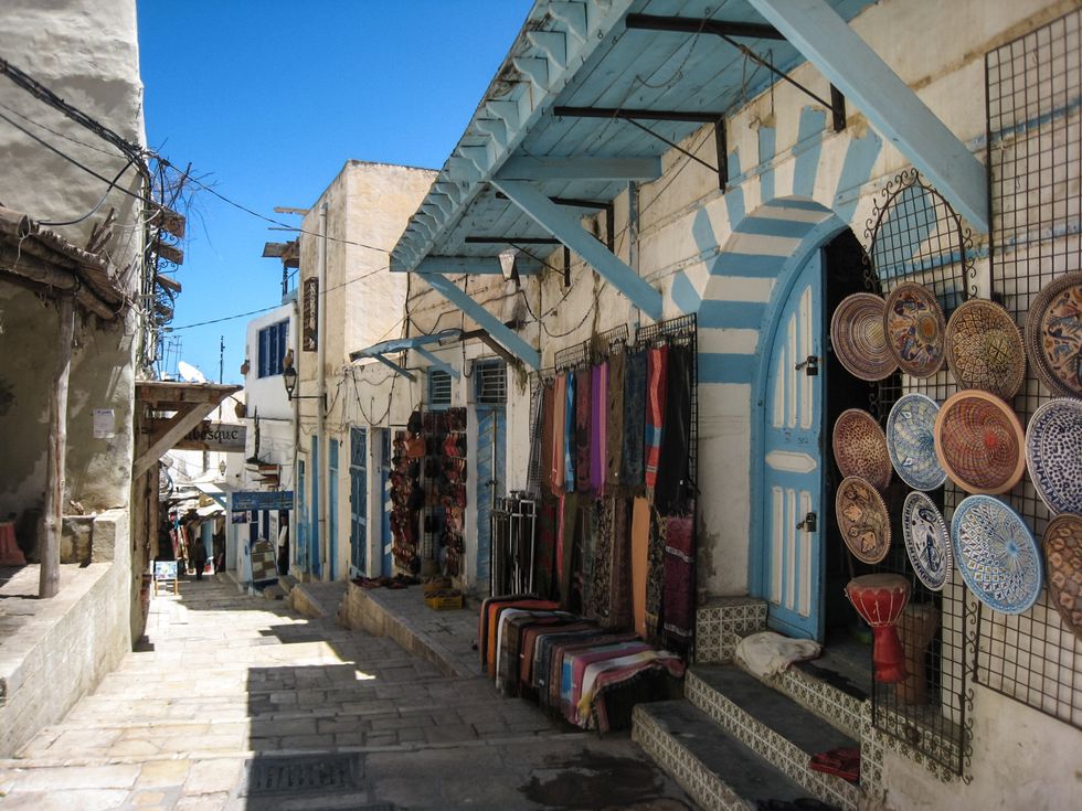Shops in the medina.