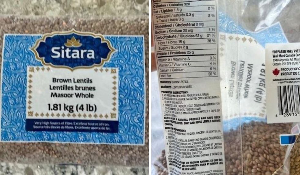 Sitara brand Brown Lentils