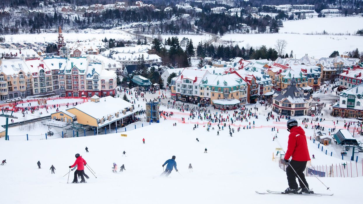Skiers at Mont-Tremblant (illustrative)