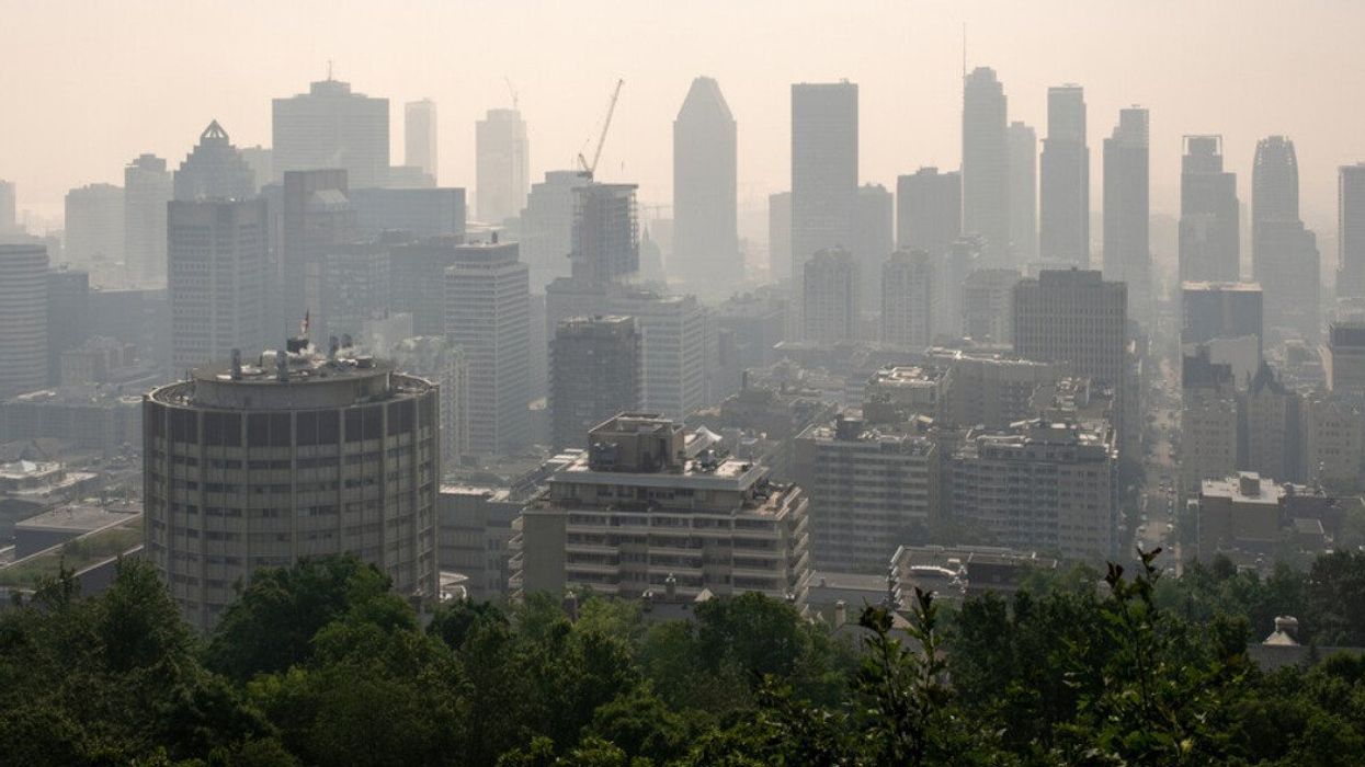 Skyline of Montreal.