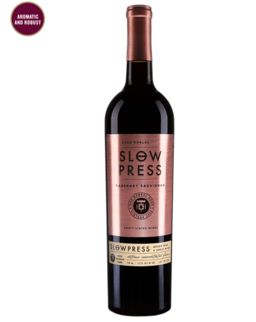 Slow Press red wine.