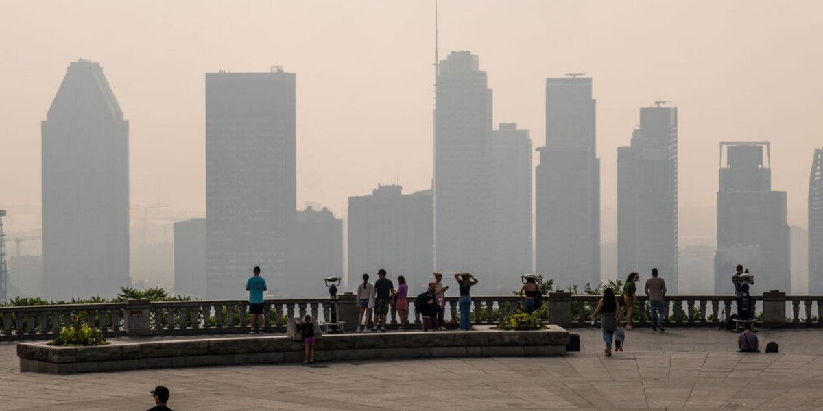 Montreal's air quality is worse than India today & people are being warned to stay indoors