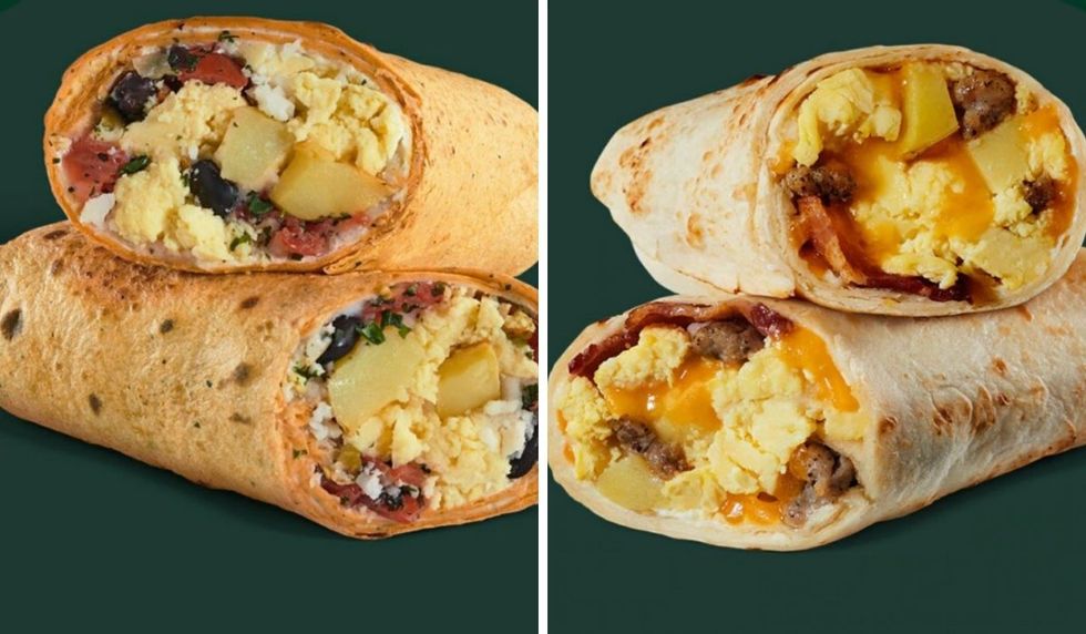 Southwest Potato Black Bean Egg Wrap