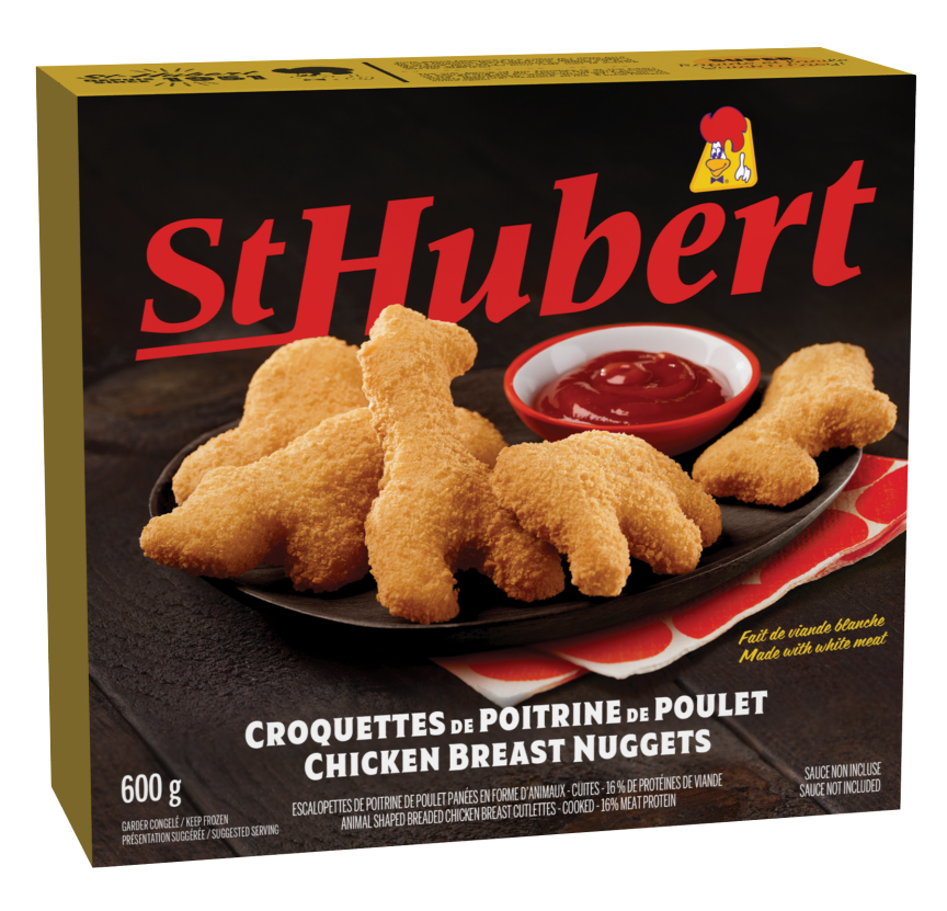 St-Hubert chicken breast nuggets.