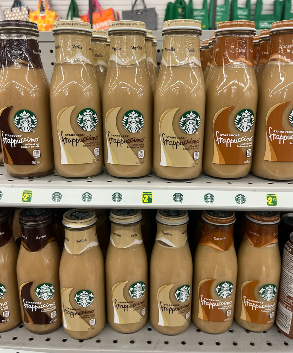 Starbucks frappuccino.