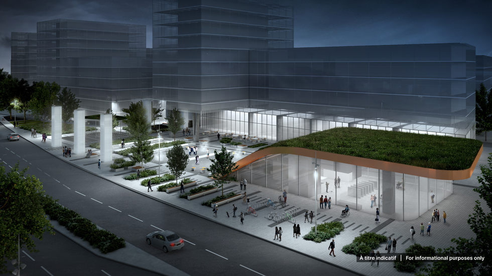 Station Couture on the REM de l'Est.