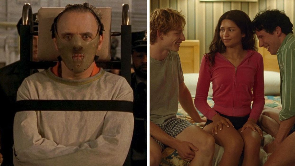 Stills from 'The Silence of the Lambs' and 'Challengers.'