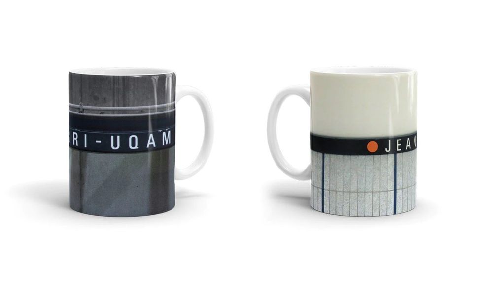 STM-themed mugs.