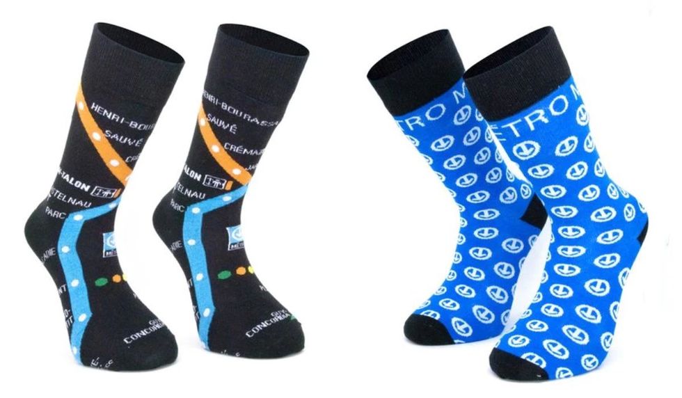 STM-themed socks.