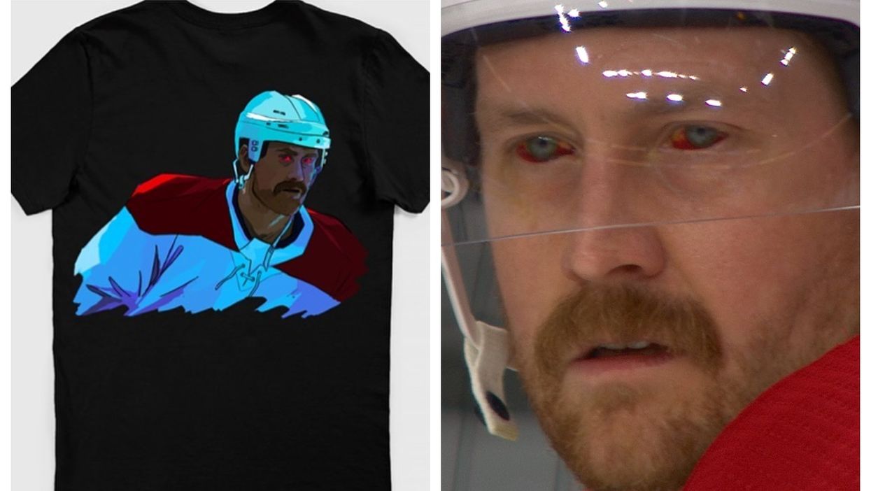 T-Shirts With Jeff Petry's Red Eyes Are For Sale In Montreal