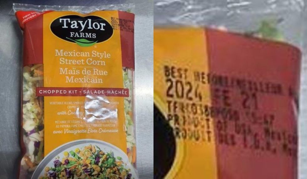 Ensalada picada de maíz callejero estilo mexicano marca Taylor Farms