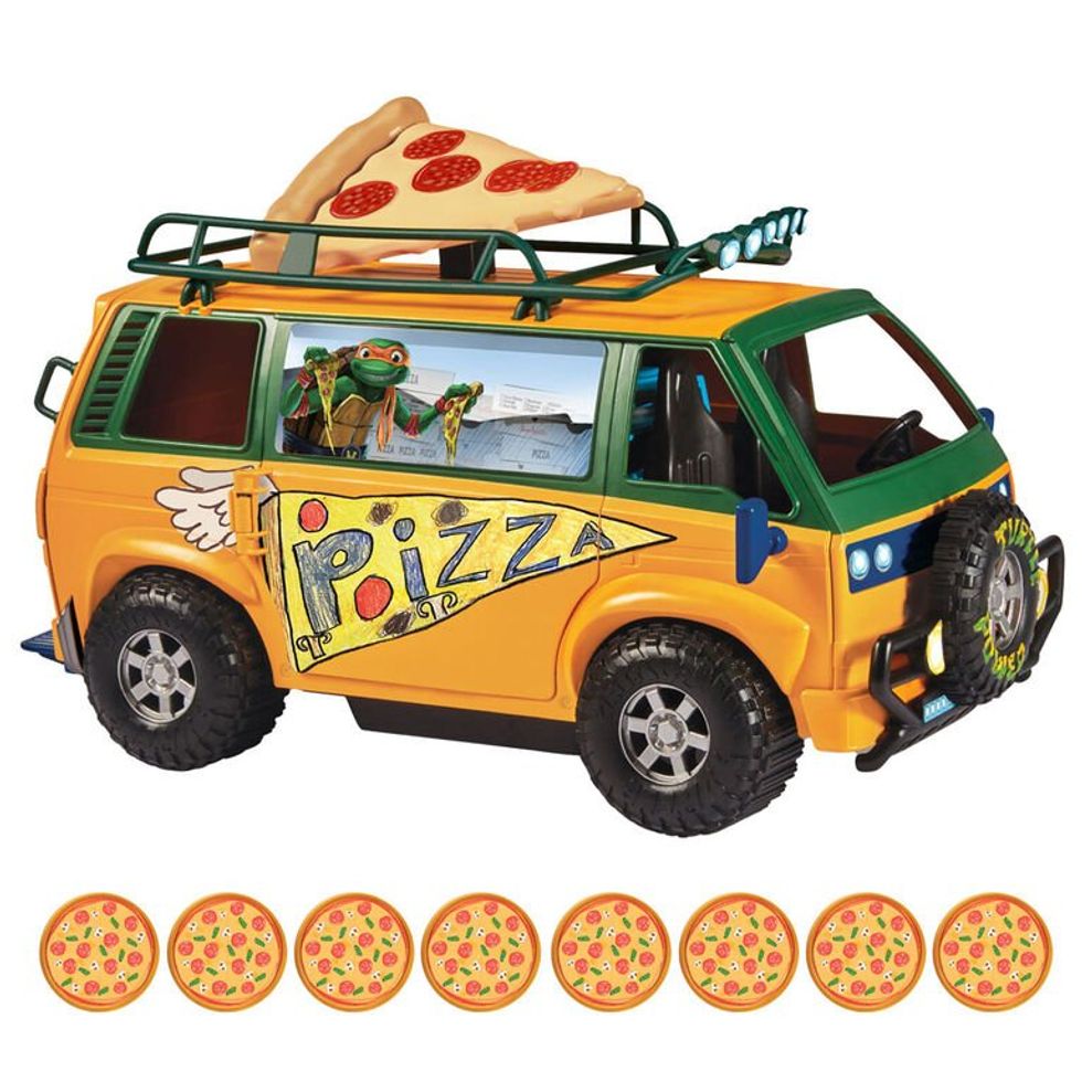 Teenage Mutant Ninja Turtles: Mutant Mayhem Pizza Fire Delivery Van.