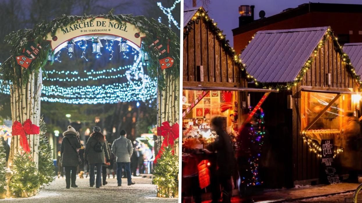 Terrebonne Christmas Market, Right: Vieux-Saint-Eustache Christmas Market.