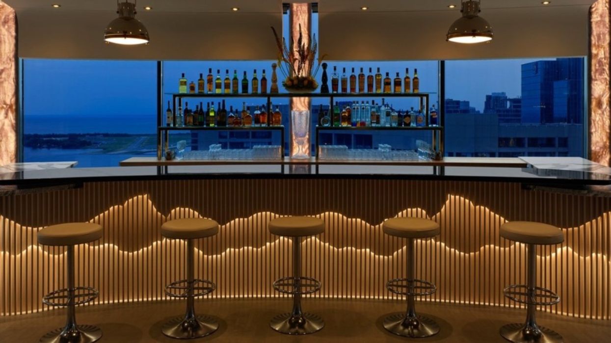The bar area at Don Alfonso 1890 in Toronto.