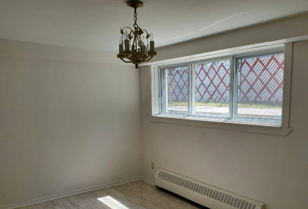 The bedroom in the apartment.