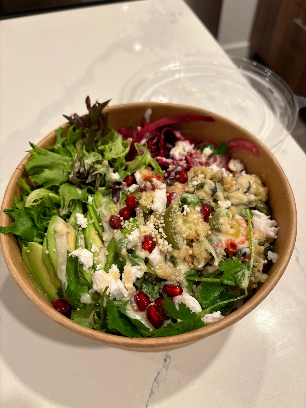 The Cancun vegan pok\u00e9 bowl from NoFish in Montreal, Quebec.