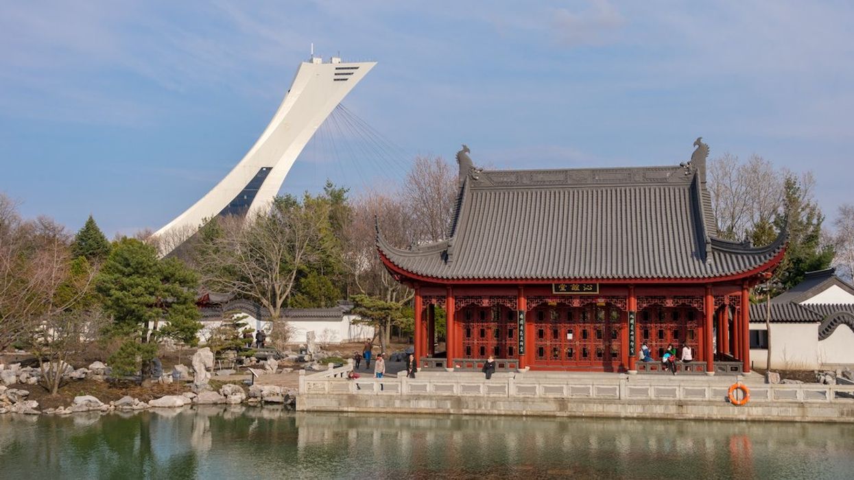 The Chinese Garden of the Montreal Botanical Garden in April 2018.