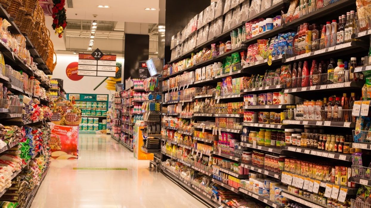 The chocolate aisle at a grocery store.