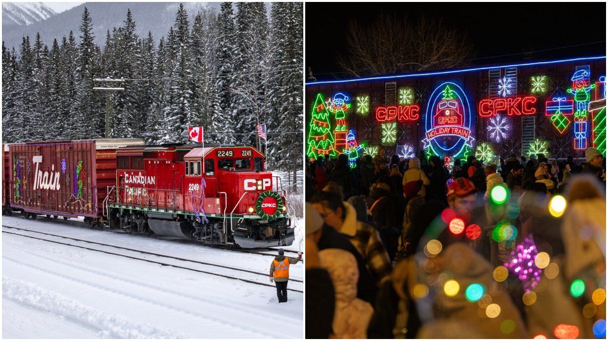 The CPKC Holiday Train.