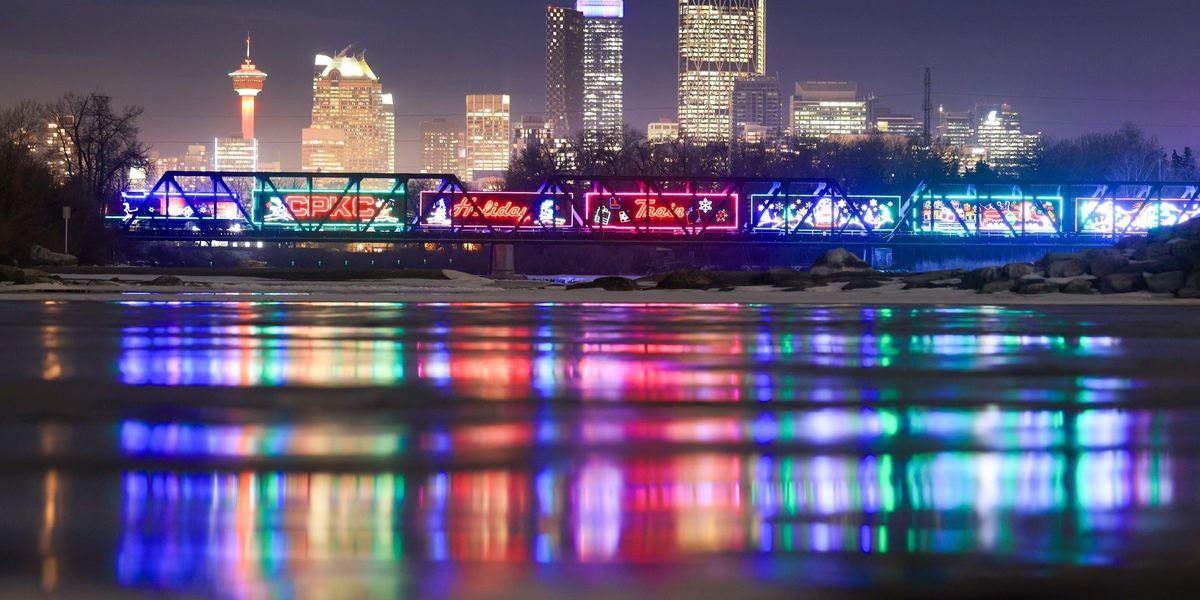 A holiday train is rolling into Montreal this month with festive lights ...