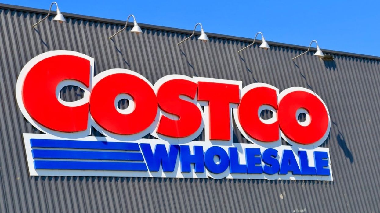 The exterior of a Costco Wholesale warehouse.