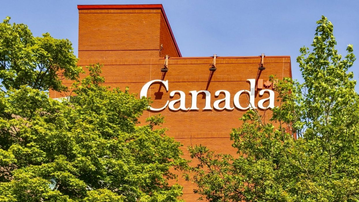 The exterior of a Government of Canada building.