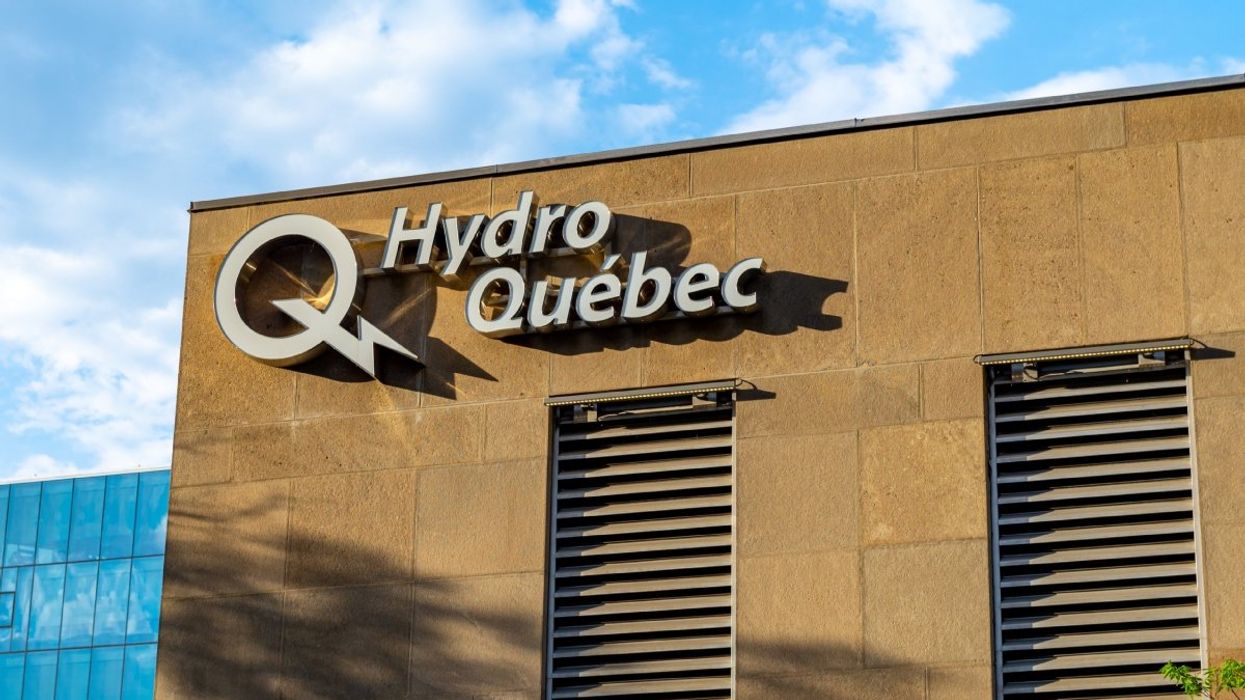 The exterior of a Hydro-Quebec building.