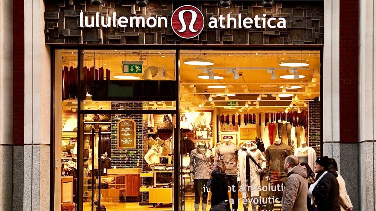 The exterior of a Lululemon Athletica store in Vancouver, British Columbia.