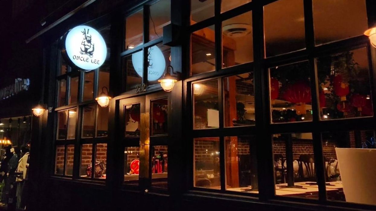 The exterior of Montreal's newest restaurant: Oncle Lee.