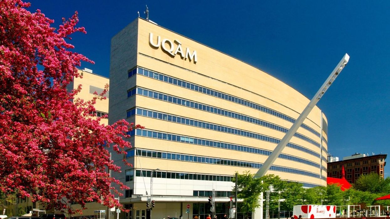 The exterior of the Université de Québec à Montréal campus in Montreal, Quebec.