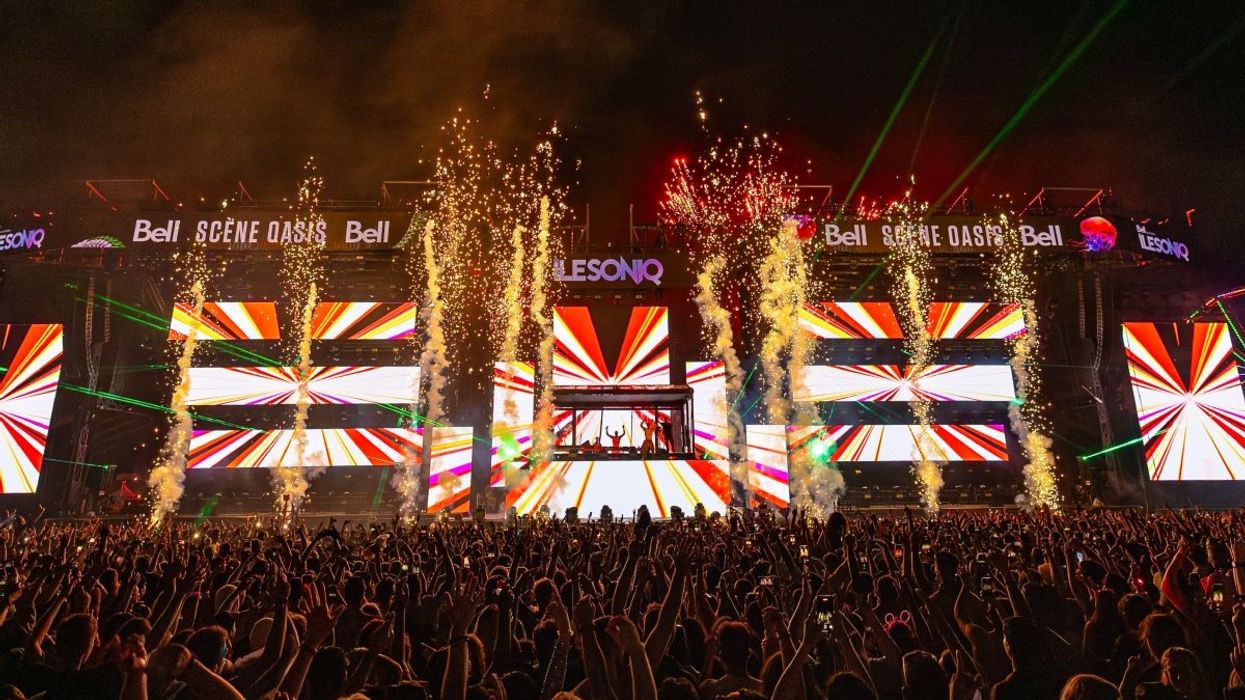The îLESONIQ main stage at Montreal's Parc Jean-Drapeau.
