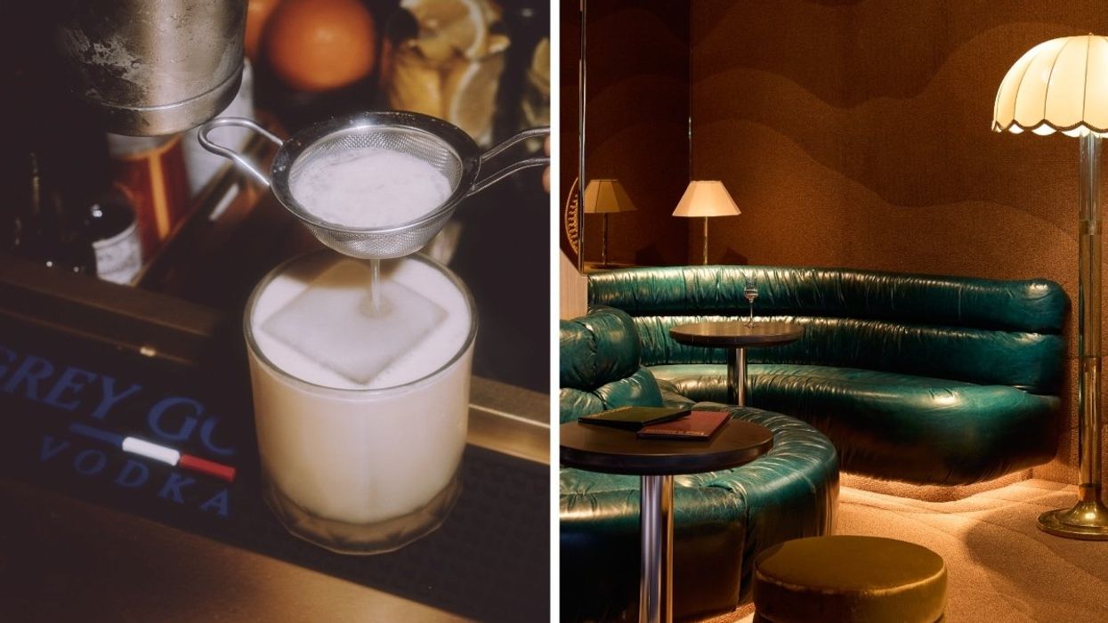 The interior of Montreal's newest high-end lounge Emmanuelle.