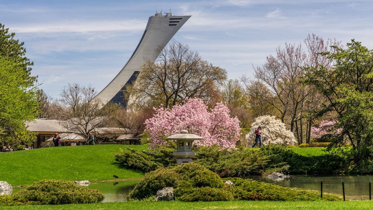 The Japanese Garden of the Montreal Botanical Garden.