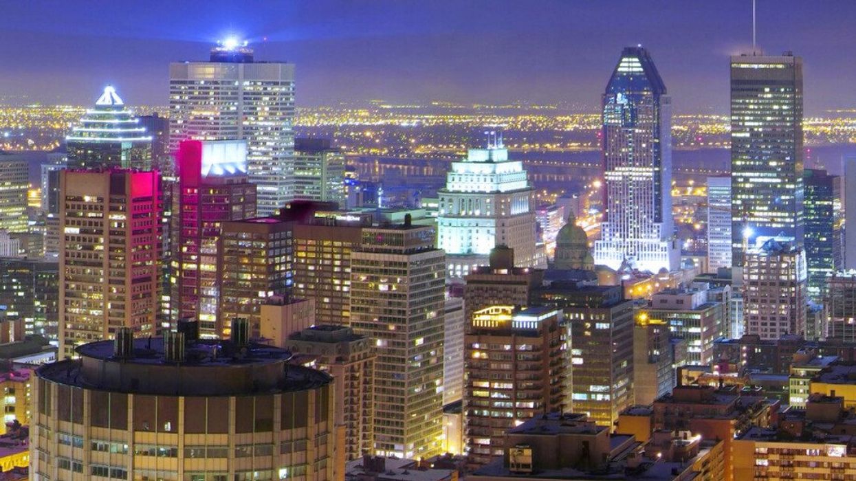 The Montreal skyline.