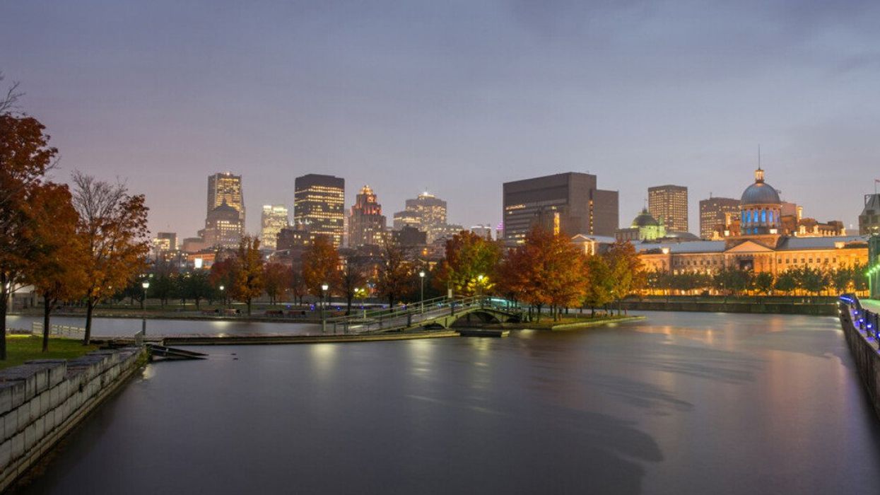 The Montreal skyline.