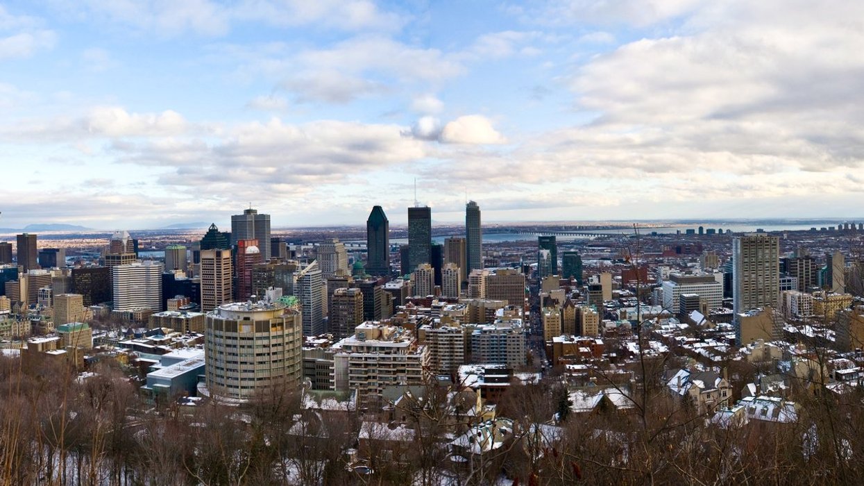 The Montreal skyline.