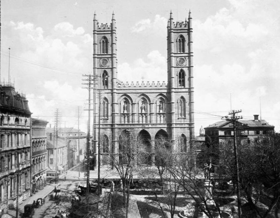The Notre-Dame Basilica Cathedral, Montreal.