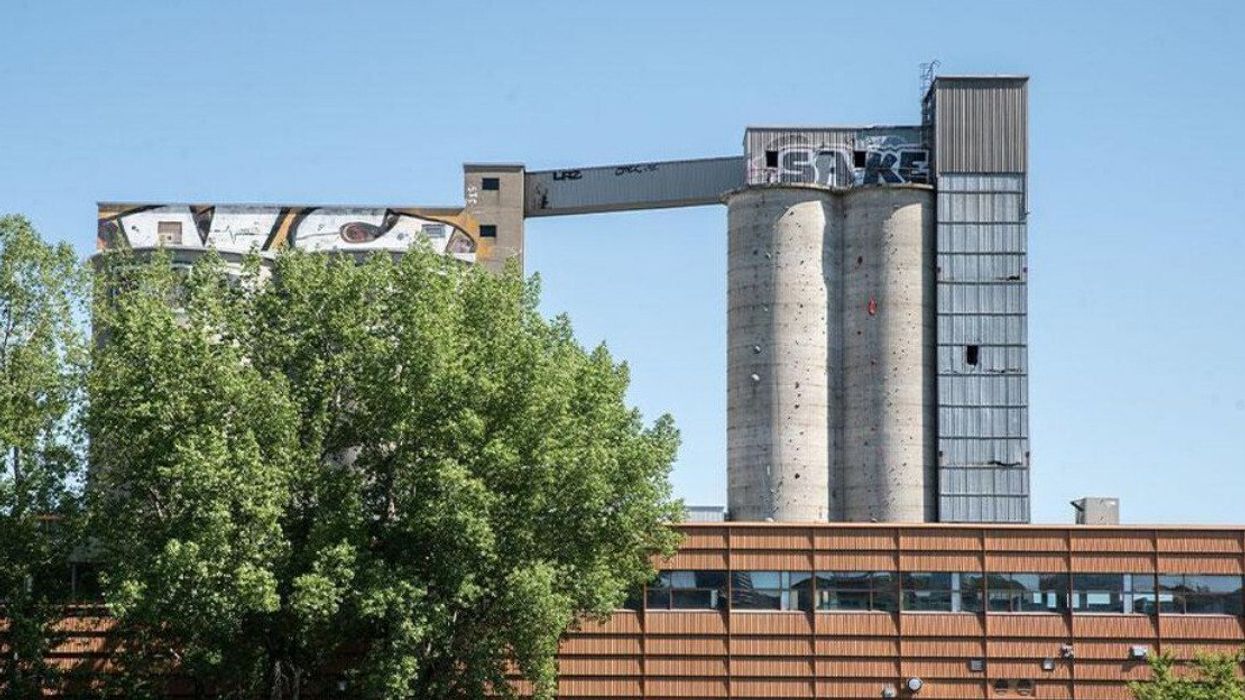 The repurposed sugar silos by the Lachine Canal.