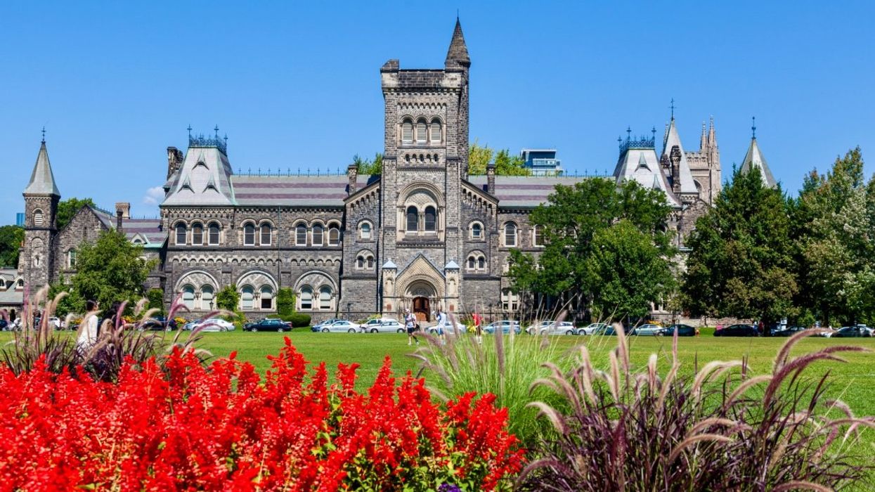 The St. George Campus of the University of Toronto during the summer.
