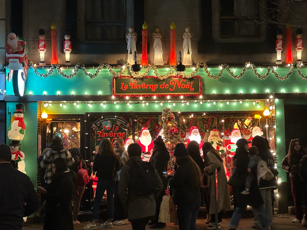 The suitably decadent La Taverne de No\u00ebl.