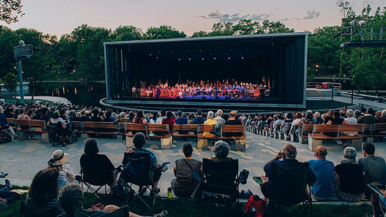 The Théâtre de Verdure in Montreal's Parc La Fontaine in 2022.