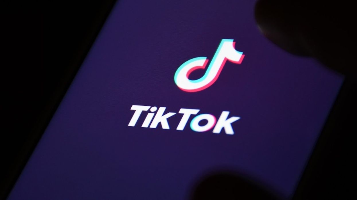 The TikTok app.