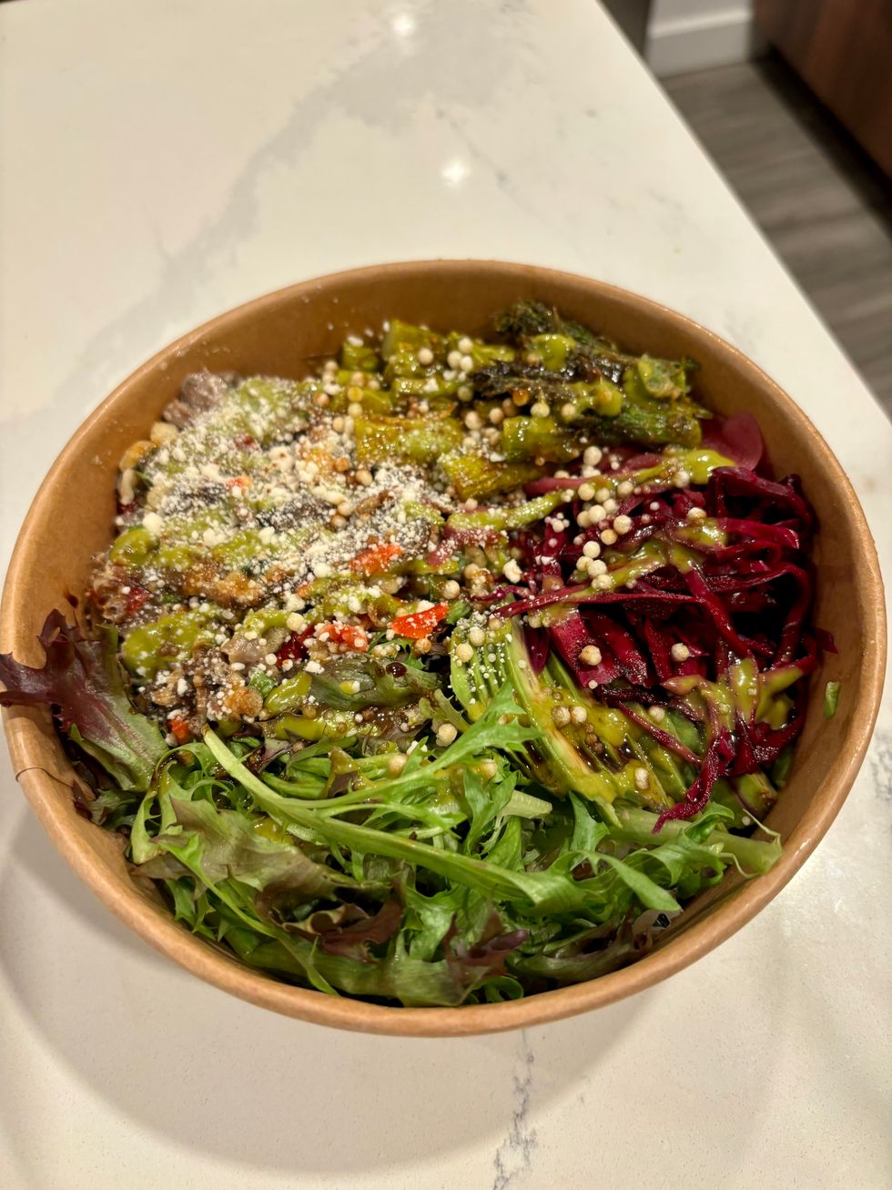 The Umami vegan pok\u00e9 bowl from NoFish in Montreal, Quebec.