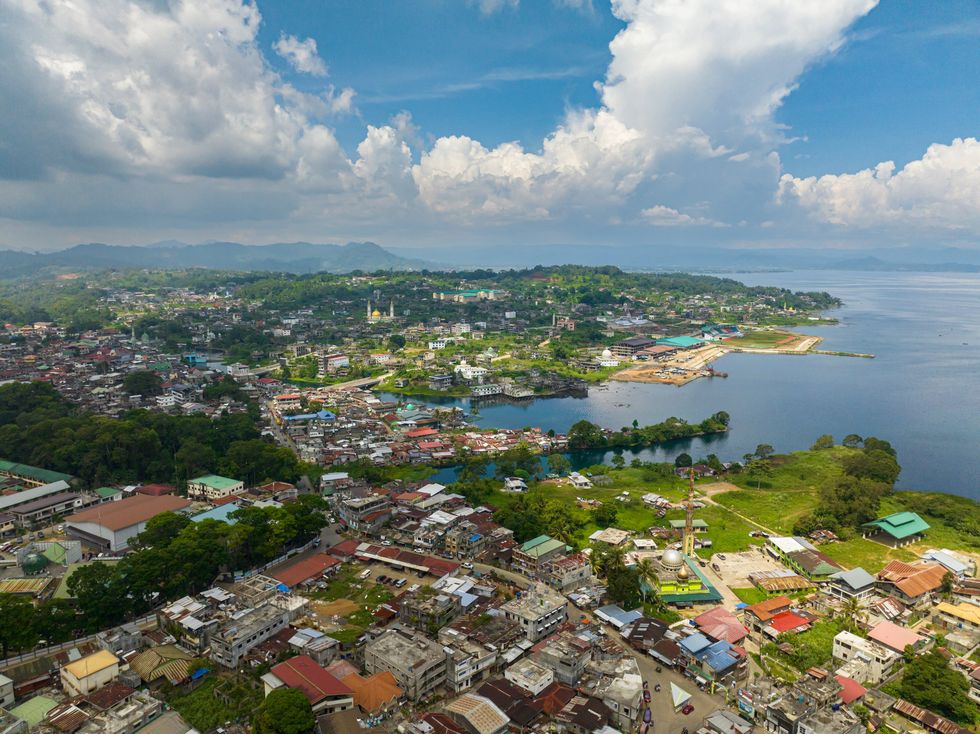 The waterside city of Marawi City in Lanao del Sur, Philippines.