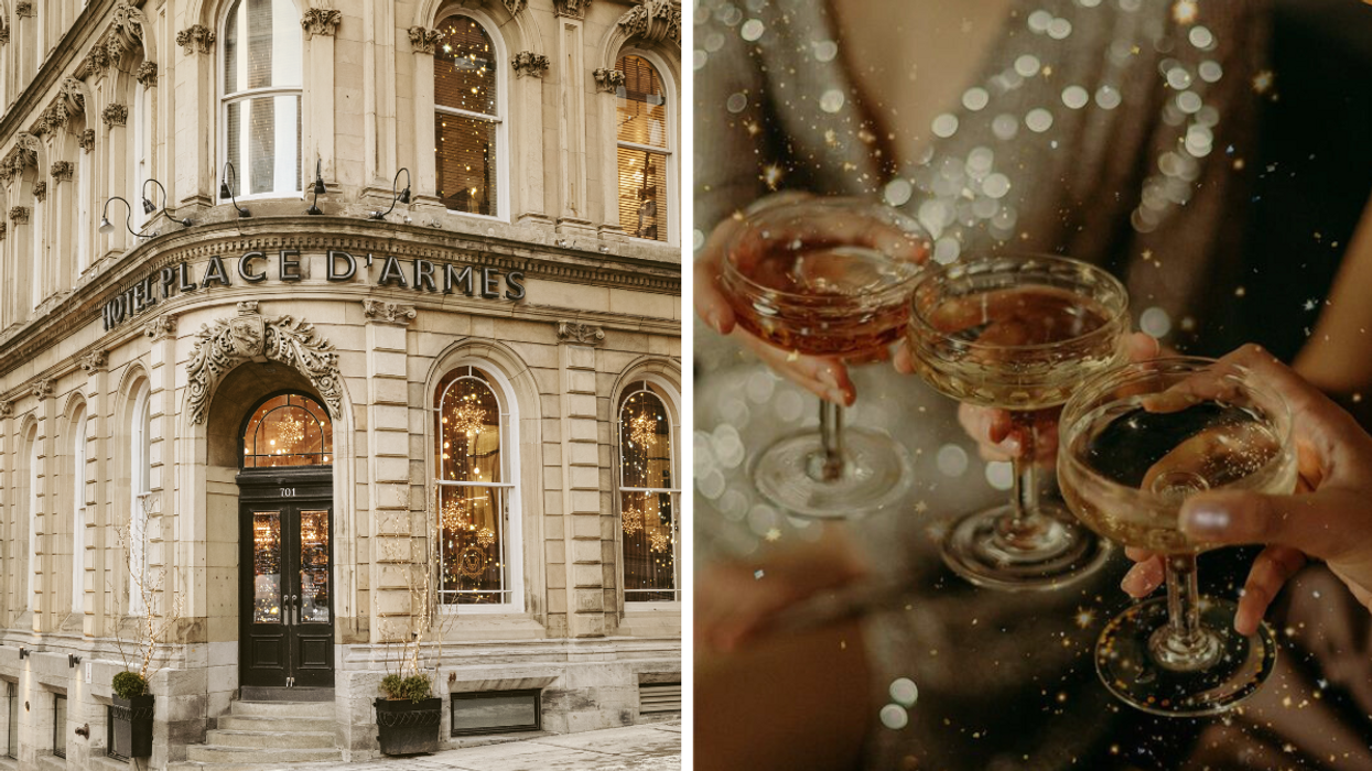 This luxe NYE party at a Montreal hotel will transport you to a golden paradise