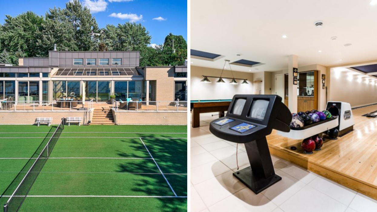 This Montreal Mansion For Sale Even Has Its Own Bowling Alley (PHOTOS)