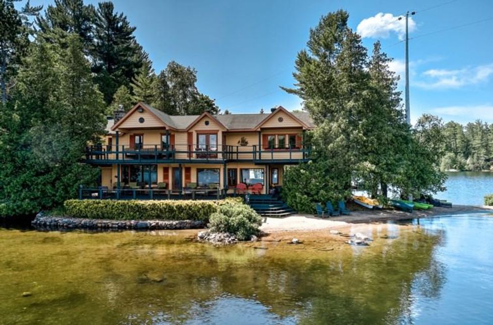 This Private Island Cottage For Sale 1.5 Hours From Montreal Has Its Own Beach (PHOTOS)
