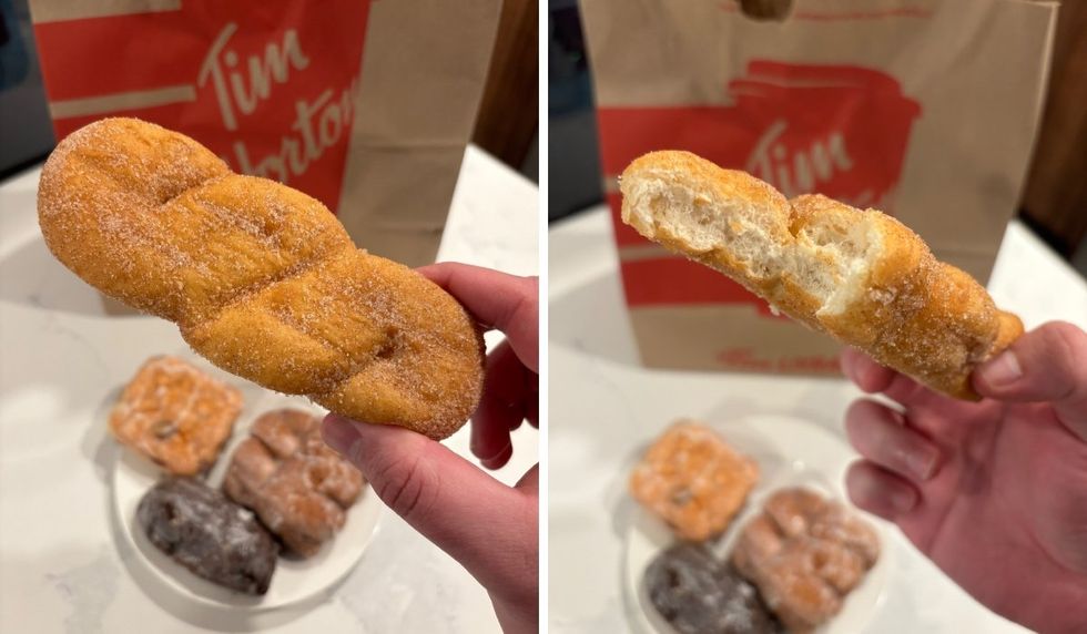 Tim Hortons Cinnamon Sugar Twist (Torsade au Sucr\u00e9 a la Cannelle)