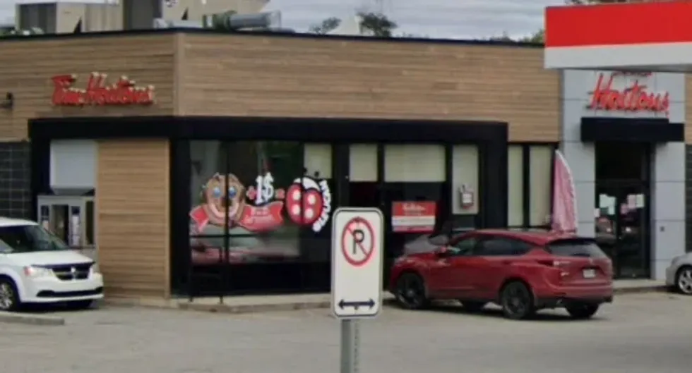 Tim Hortons restaurant on Route 249 in Windsor.