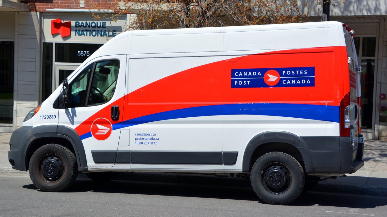 Truck of Canada Post Corporation, known more simply as Canada Post French: Postes Canada, is a Crown corporation which functions as the primary postal operator in Montreal.